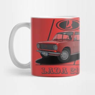 Lada 2101 1970 Red Mug